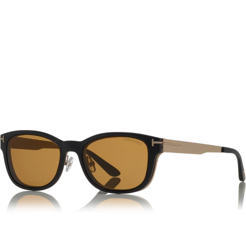 Tom Ford Men Square Frame Gold Sunglasse