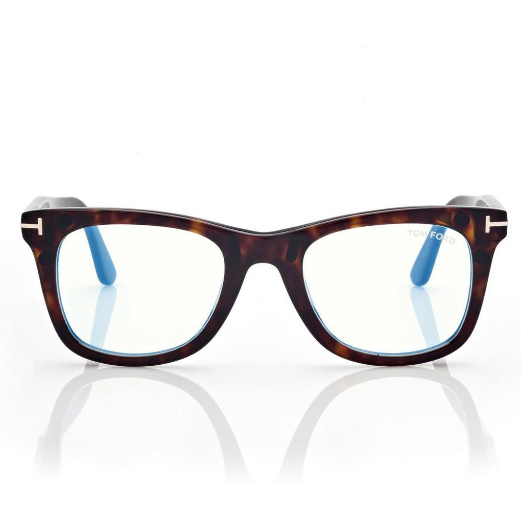 Tom Ford Men Square Frame Dark Havana Sunglasse