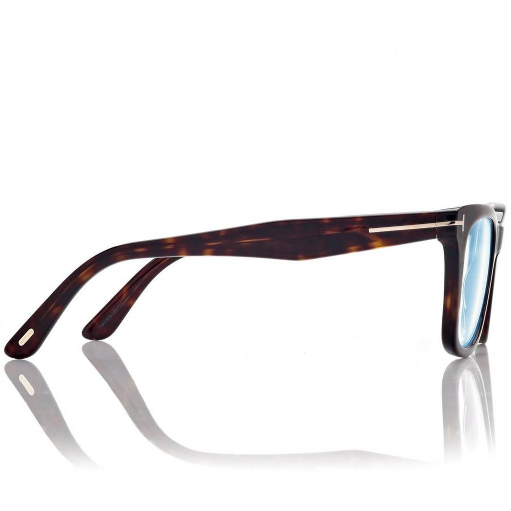 Tom Ford Men Square Frame Dark Havana Sunglasse