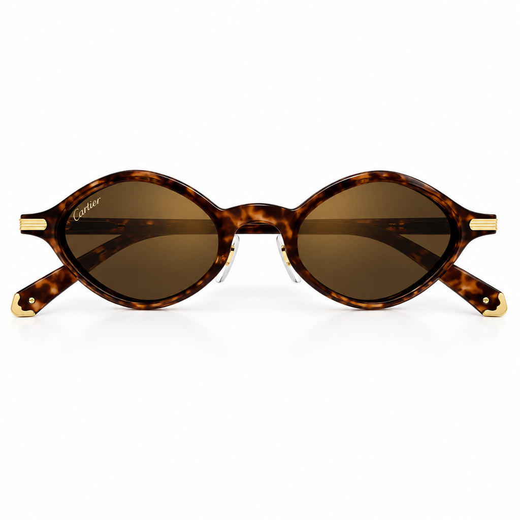 Cartier Première de C Women Tortoiseshell Sunglasses