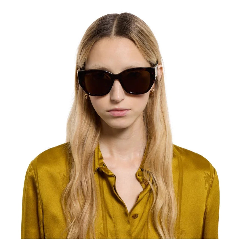 Gucci Women Brown Sunglasses