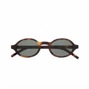 Saint Laurent Unisex SL M161 Oval Medium Havana Sunglasses