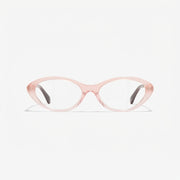 Chanel Women Oval Pink Eyeglasses