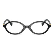 Miu Miu Women Regard Oval Black Optical Glasses