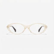 Chanel Women Oval Light Beige Eyeglasses