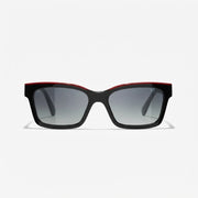 Chanel Women Square Black & Red Sunglasses