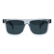 Chrome Hearts Unisex Box Lunch-A 2609 Crystal Clear & Silver Gothic Sunglasses