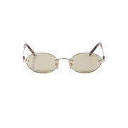 Miu Miu Women Rimless Oval Camomile Sunglasses 