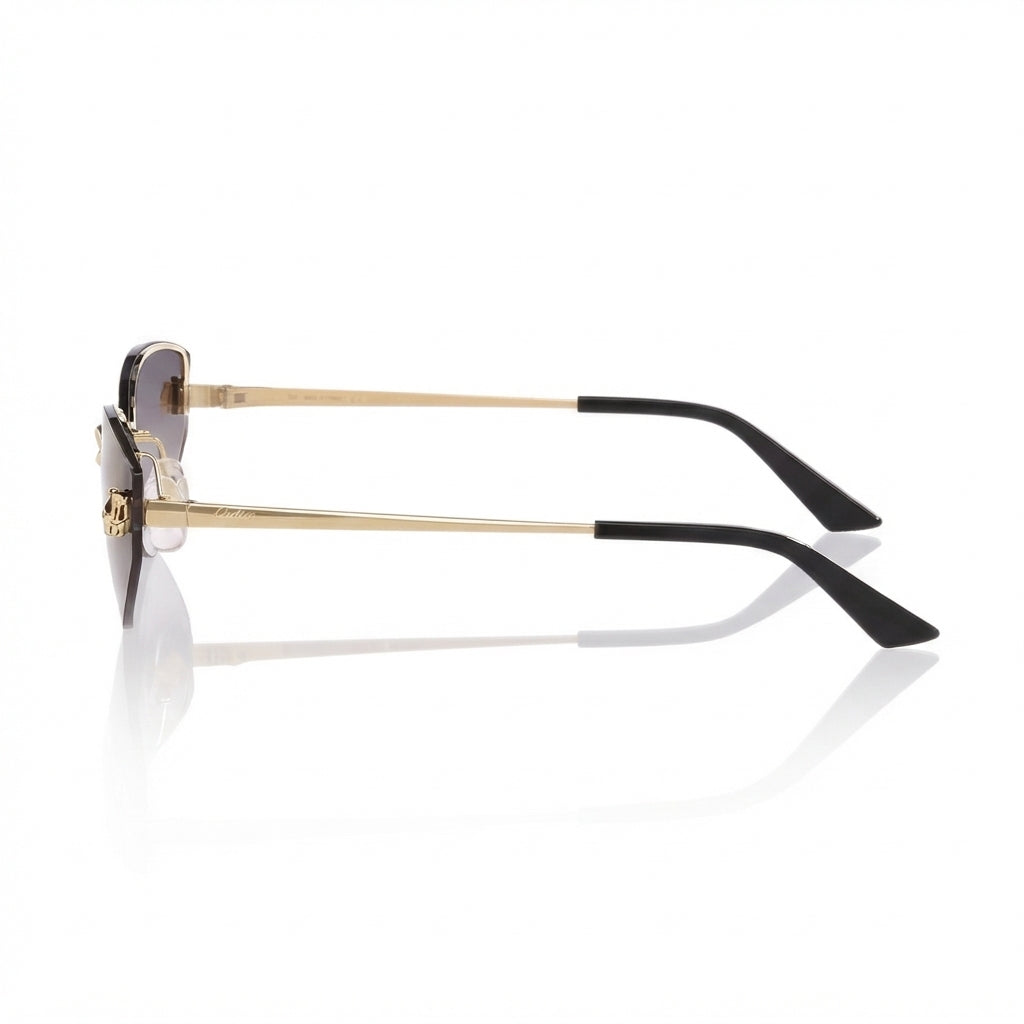 Cartier Panthère de Cartier Women Cat-Eye Gradient Grey Sunglasses