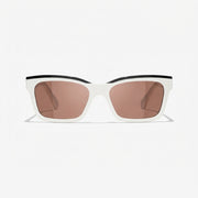 Chanel Women Square White & Black Sunglasses