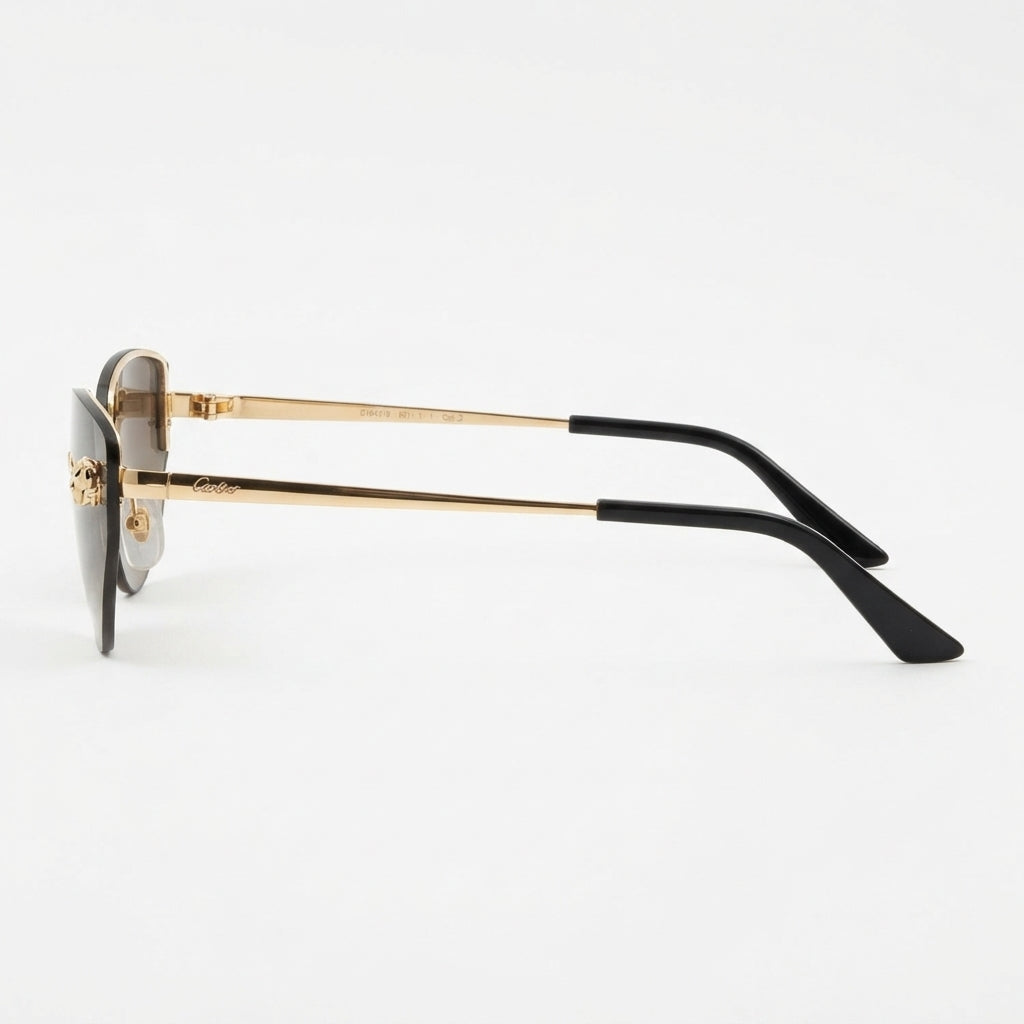 Cartier Panthère de C Women Cat-Eye Grey Gradient Sunglasses