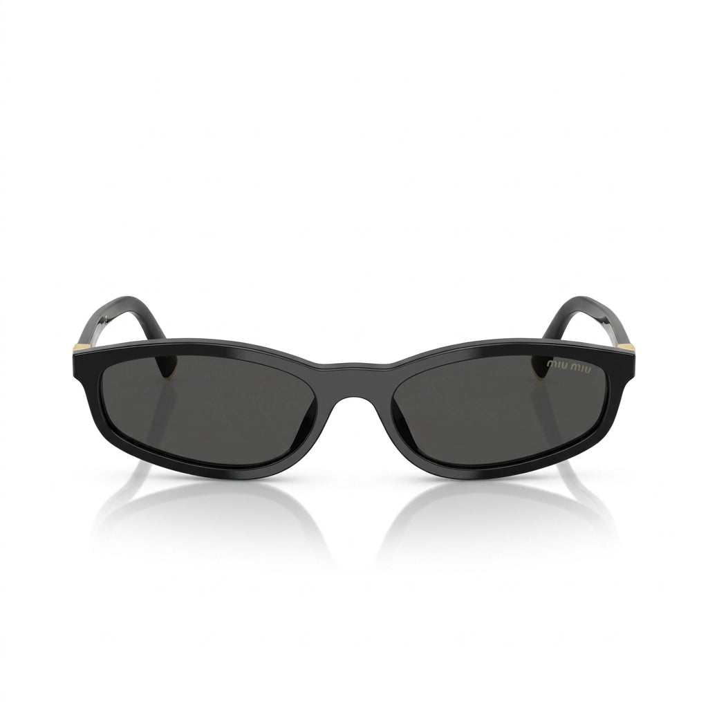 Miu Miu Regard SMUA06 Women Black / Dark Grey Sunglasses