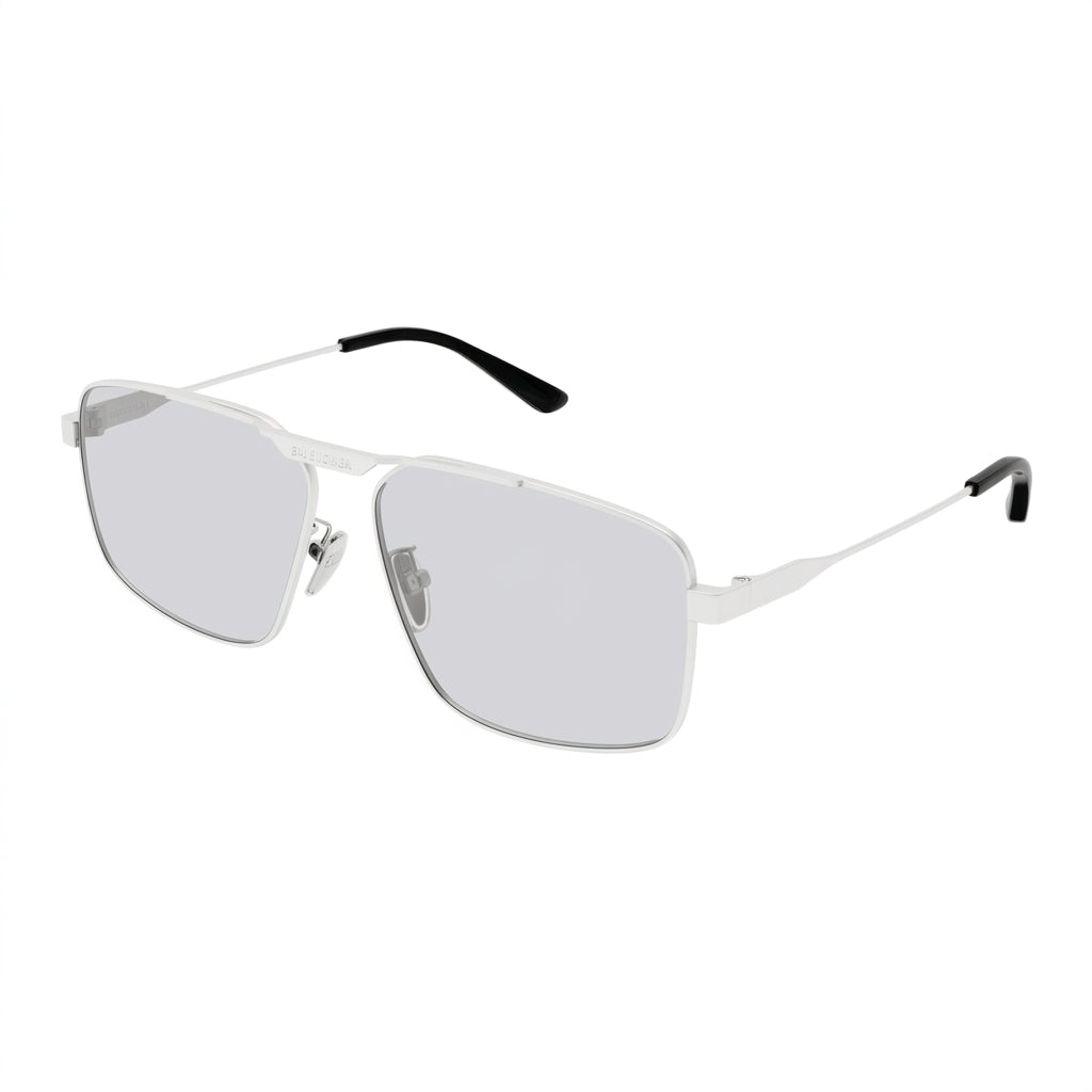 Balenciaga Unisex Tag 2.0 BB0418SK Silver / Light Grey Sunglasses