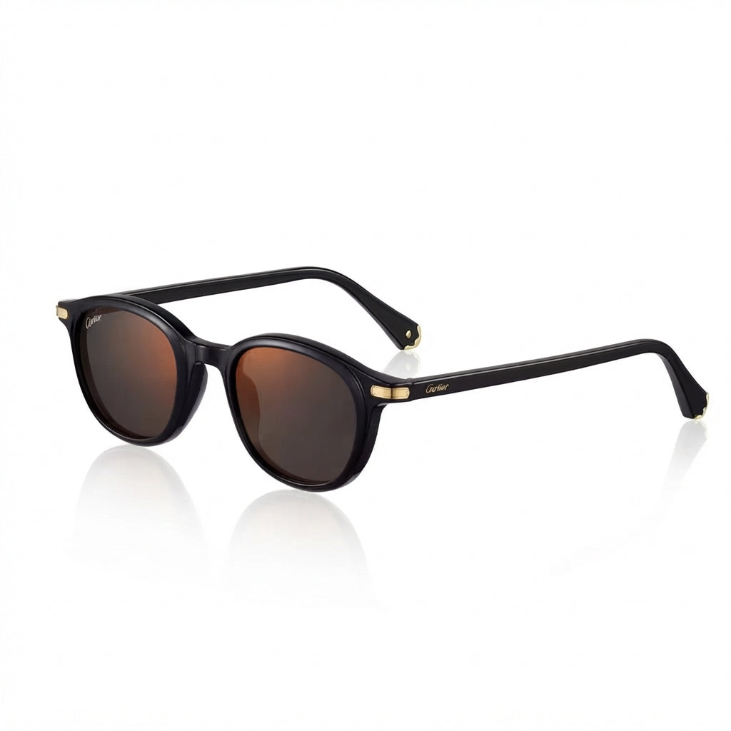 Cartier Première de C Men Black & Grey Sunglasses