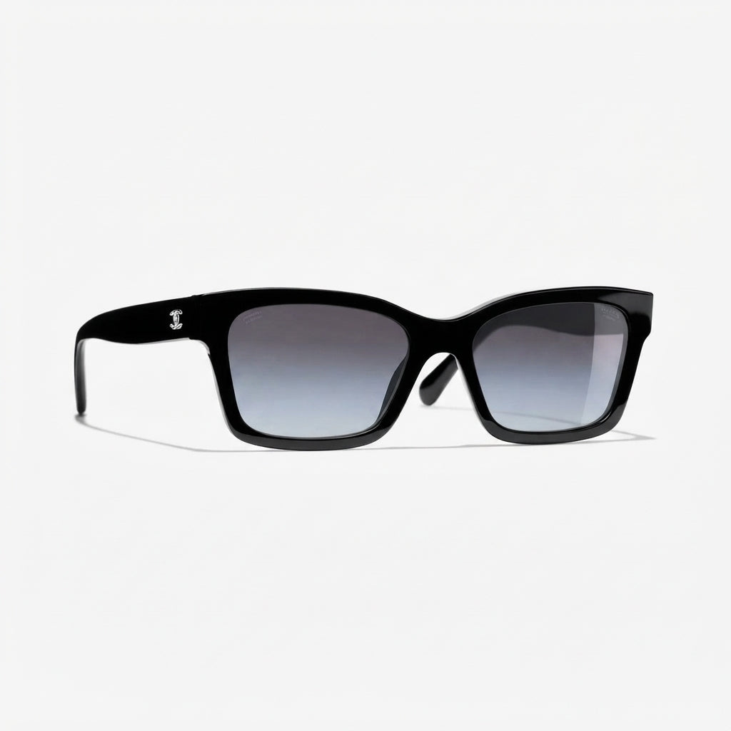 Chanel Women Black Square Sunglasses