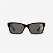 Chanel Women Square Black & Beige Sunglasses