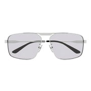 Balenciaga Unisex Tag 2.0 BB0418SK Silver / Light Grey Sunglasses