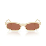 Miu Miu Regard SMUA06 Women Cream / Brown Sunglasses