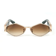Maybach The Driver II (DRI-02) Men 22K Mellow Gold / Light Bronze Gradient Sunglasses