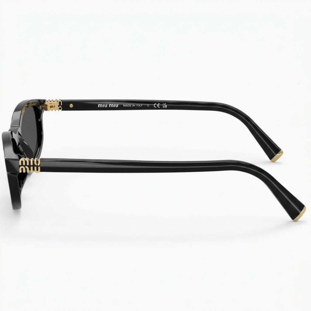 Miu Miu Regard SMUA06 Women Black / Dark Grey Sunglasses