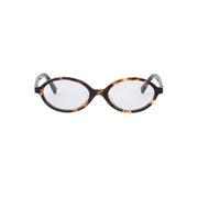 Miu Miu Regard Women Oval Blue-Ray Transparent Sunglasses