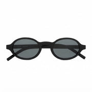 Saint Laurent Unisex SL M161 Oval Black Sunglasses