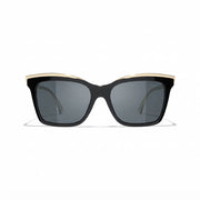 Chanel Women Butterfly Black Sunglasses