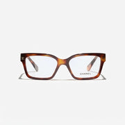 Chanel Women Rectangular Dark Tortoise Glasses