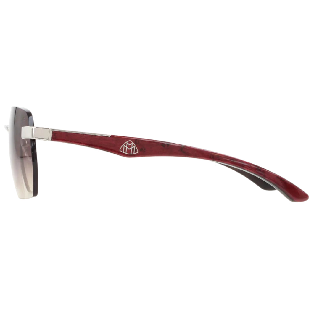 Maybach The Artist Sun I Men / Unisex Platinum Titanium / Chocolate Brown Gradient Sunglasses