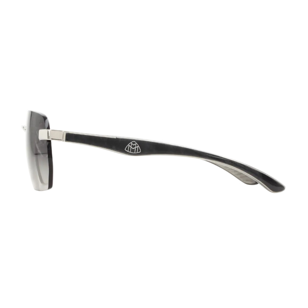 Maybach The Artist Sun I Men / Unisex Platinum Titanium / Blue-Grey Gradient Sunglasses