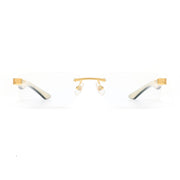 MAYBACH The Artist III Unisex Luxury 24K Gold / Camphor Burr Eyeglasses 
