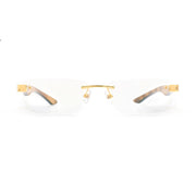 MAYBACH The Artist III Unisex Luxury 24K Gold / Dusty Lavender Madrone Eyeglasses 