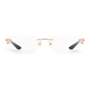 MAYBACH The Artist III Unisex Luxury 18K Rose Gold / Walnut Burr Eyeglasses 