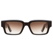 Maybach THE BLAZE I Luxury Coffee Buffalo Horn Palladium / Umber Brown Gradient Sunglasses 