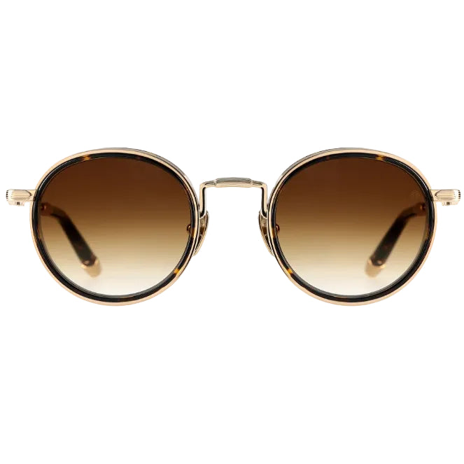 MAYBACH The Boulevard II Unisex 22K Mellow Gold / Dark Tortoise Sunglasses