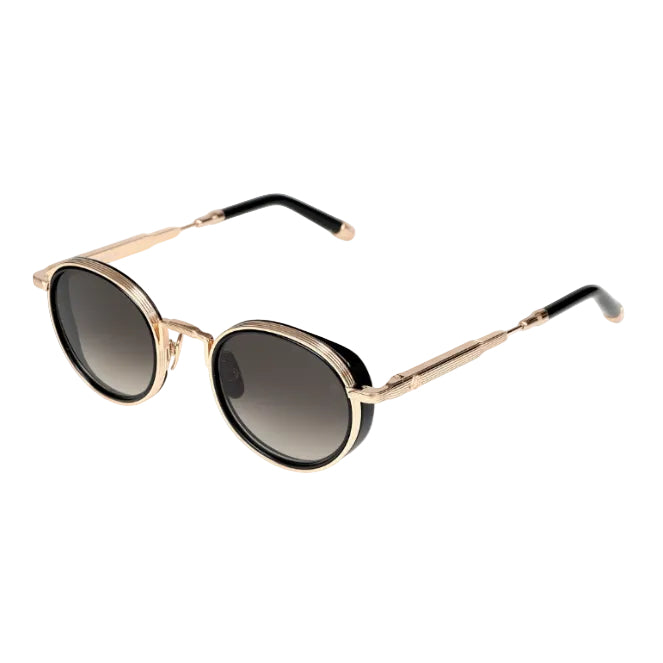 MAYBACH The Boulevard II Unisex 22K Mellow Gold / Black Sunglasses