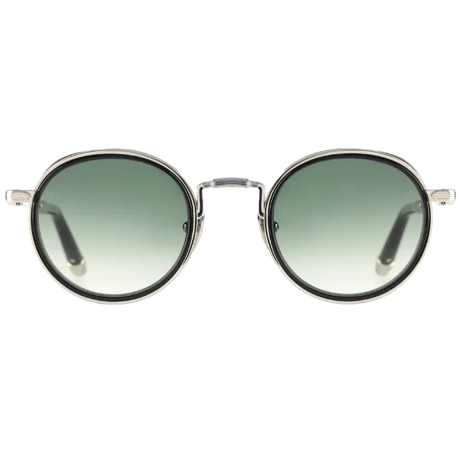 Maybach THE BOULEVARD I Unisex Palladium Titanium Black Acetate Green Gradient Luxury Sunglasses