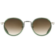 MAYBACH The Boulevard II Luxury Palladium / Moss Green Transparent Sunglasses 