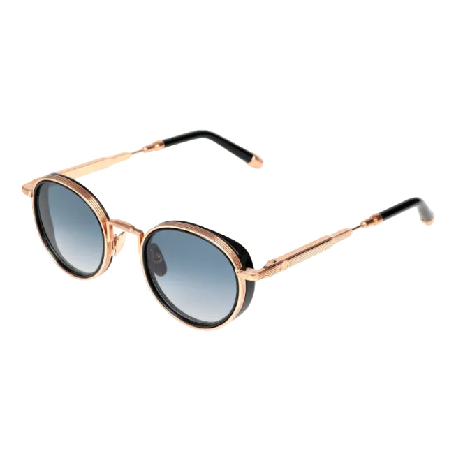 MAYBACH The Boulevard II Unisex Luxury 18K Rose Gold / Black Sunglasses