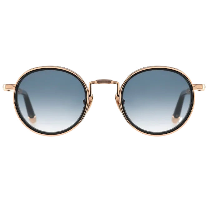 MAYBACH The Boulevard II Unisex Luxury 18K Rose Gold / Black Sunglasses
