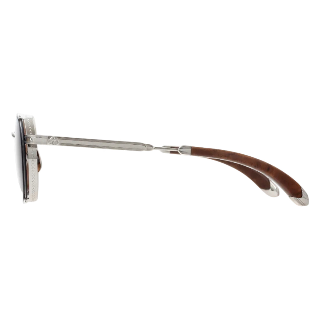 Maybach THE BOULEVARD I Unisex Ruthenium Titanium Luxury Sunglasses