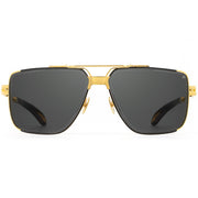 Maybach THE DAWN I Unisex 24K Champagne Gold & Black Luxury Sunglasses