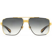 Maybach THE DAWN I Unisex 24K Champagne Gold & Blue/Grey Gradient Luxury Sunglasses
