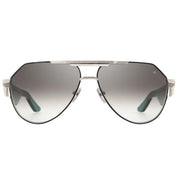 Maybach The King III Unisex Palladium / Black Lacquer Grey Gradient Sunglasses 