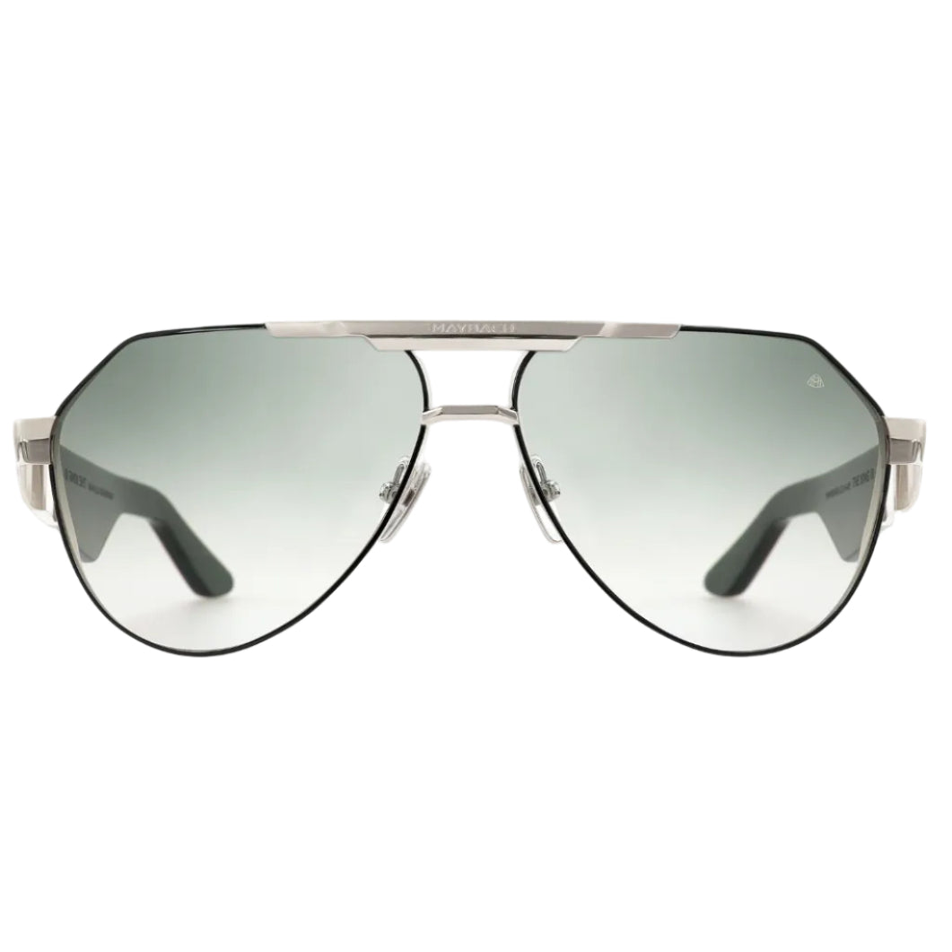 Maybach The King III Unisex 22K Gold / Green Gradient Sunglasses 