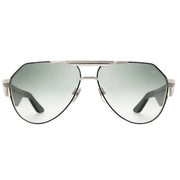 Maybach The King III Unisex Palladium / Green Gradient Sunglasses