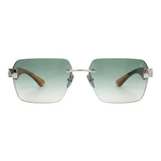 Maybach THE MAGIC I Unisex Luxury Palladium / Green Gradient Sunglasses 