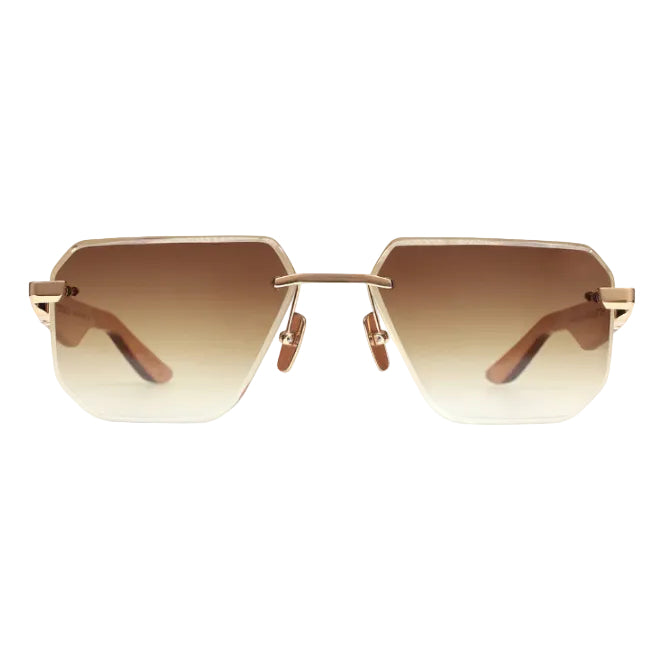 Maybach THE VISIONIST SUN I Unisex 22K Gold / Light Bronze Gradient Sunglasses