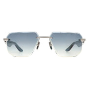 Maybach THE VISIONIST SUN I Unisex Palladium Plated Titanium / Light Blue Gradient Sunglasses 