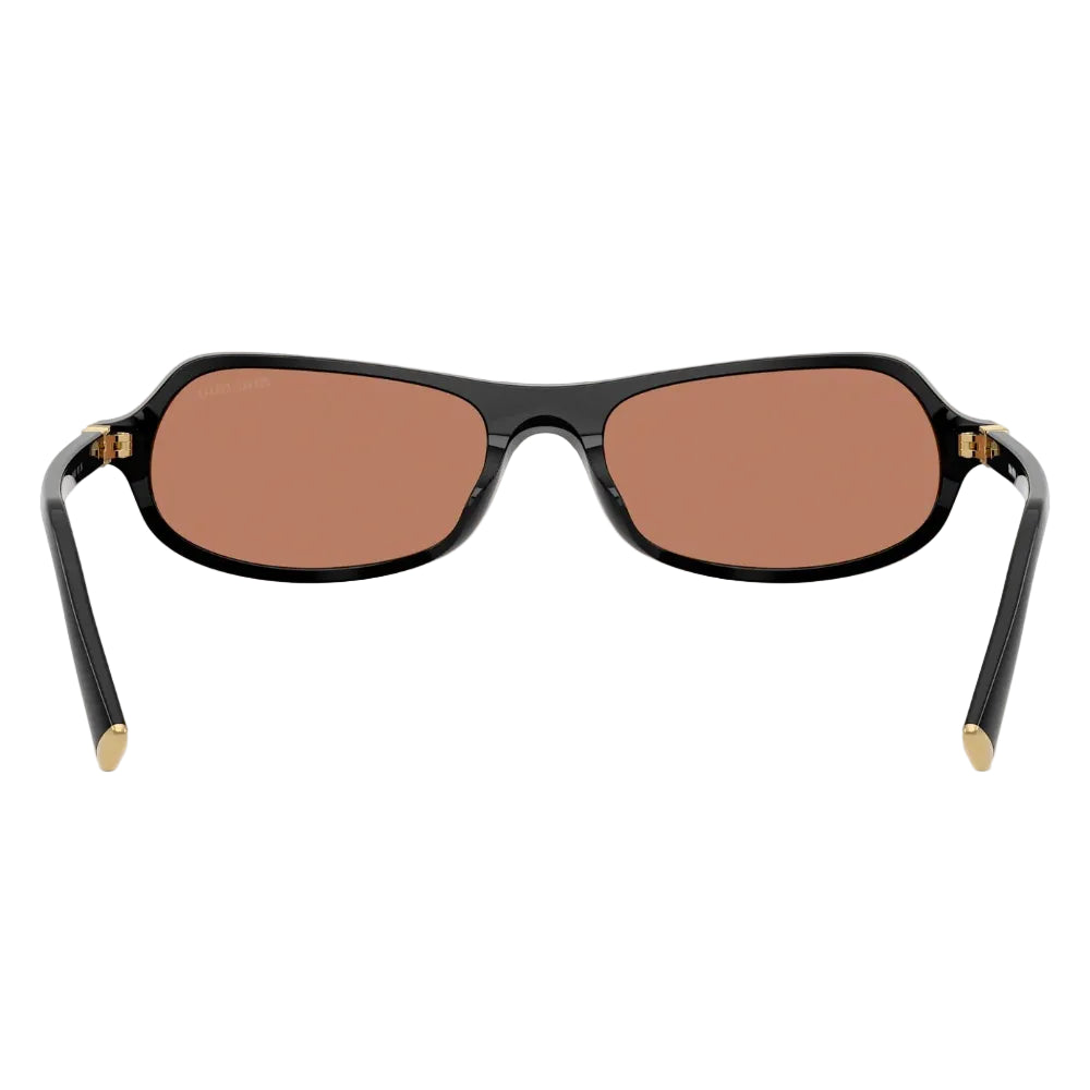 Miu Miu Women MU B10SU Irregular Black / Brown Sunglasses